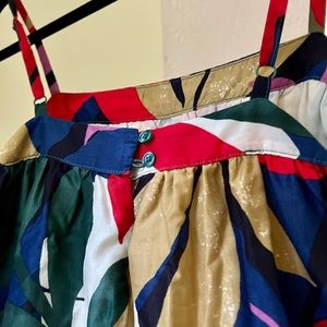 Oversized Tropical Maxi Dress